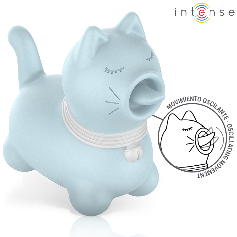 INTENSE - STIMOLATORE DUCHESS CON LINGUA ROTANTE 360º BLU - immagine 3