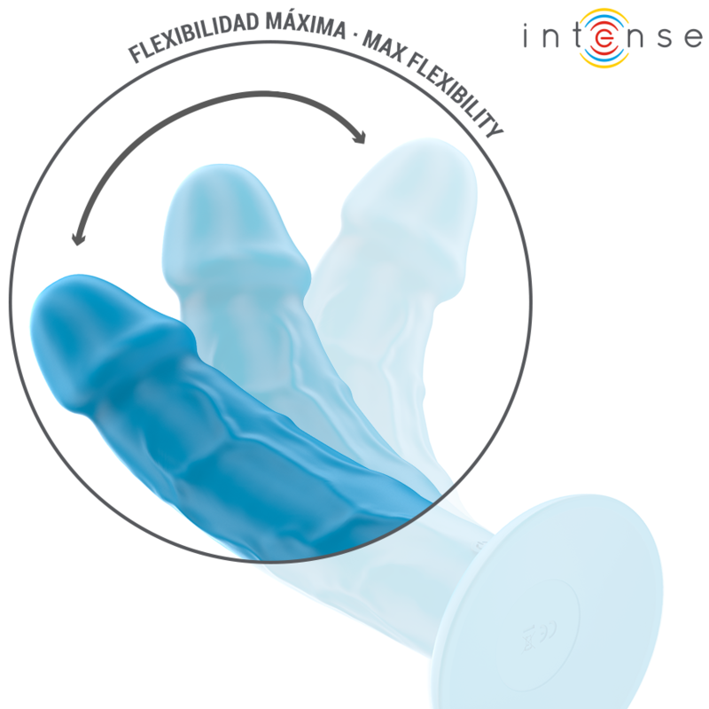 INTENSE - PHOEBE VIBRATORE REALISTICO 10 VIBRAZIONI TELECOMANDO BLU - immagine 5