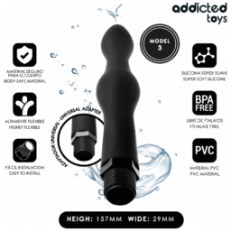 Alternative view of ADDICTED TOYS - PULITORE ANALE CON ADATTATORE UNIVERSALE MODELLO 3