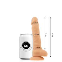 Alternative view of COCK MILLER - DILDO REALISTICO IN SILICONE DENSITÀ ARTICOLABILE FLESH 18 CM