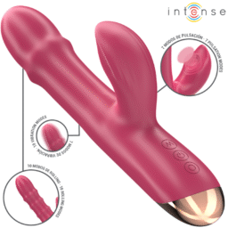 Alternative view of INTENSE - CHLOE VIBRATORE MULTIFUNZIONE 3 IN 1 ROSSO