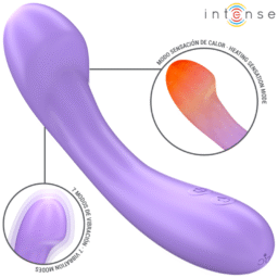 Alternative view of INTENSE - VIBRATORE BECKY 19 CM RISCALDABILE 7 VIBRAZIONI VIOLA