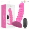 INTENSE - VIBRATORE CINDY TAGLIA L DESIGN A SPIRALE 10 VIBRAZIONI ROSA TELECOMANDO
