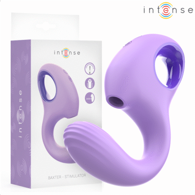 INTENSE - VIBRATORE E STIMOLATORE BAXTER VIOLA