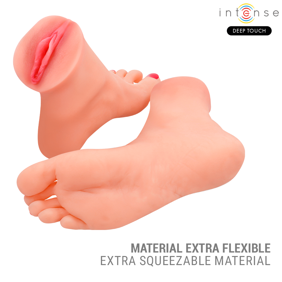 INTENSE DEEP TOUCH - MASTURBATORE A FORMA DI PIEDE IN DUE PEZZI GABBIE - immagine 5