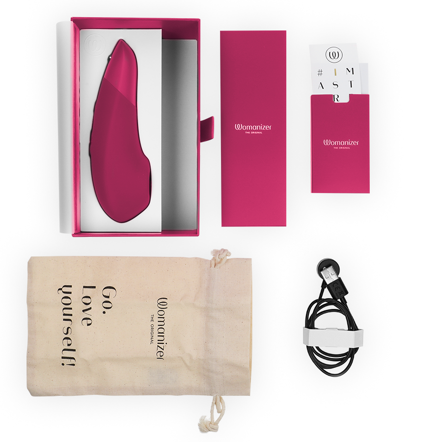 WOMANIZER - STIMOLATORE CLITORIDEO ROSA VIBRANTE - immagine 6