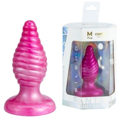 SILEXD - CHERRY ANAL PLUG FANTASY SILICONE LIQUIDO TERMOREATTIVO ROSA 9
