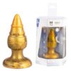 SILEXD - GOLDY ANAL PLUG FANTASY SILICONE LIQUIDO TERMOREATTIVO DORATO 9