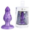 SILEXD - QUEEN ANAL PLUG FANTASY SILICONE LIQUIDO TERMOREATTIVO VIOLA 9