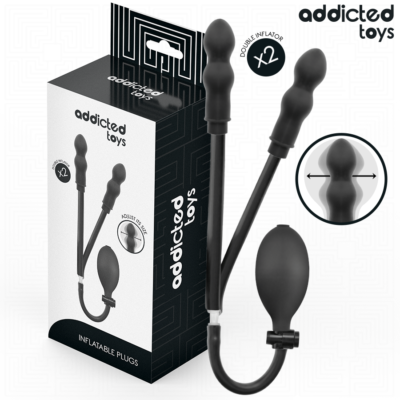 ADDICTED TOYS - DOPPIO TAPPO ANALE GONFIABILE MODELLO 1
