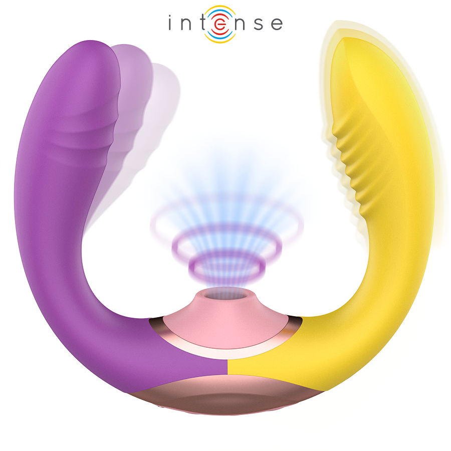 INTENSE - WILLOW STIMOLATORE A VIBRAZIONE E ASPIRAZIONE 3 IN 1 - immagine 3